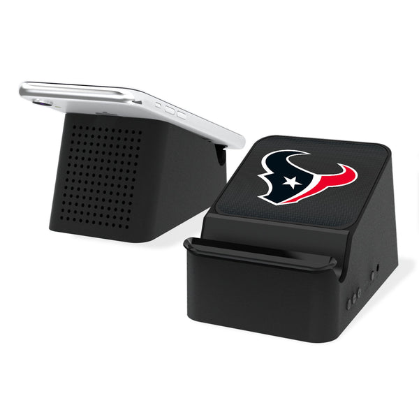 Houston Texans Linen Wireless Charging Station and Bluetooth Speaker