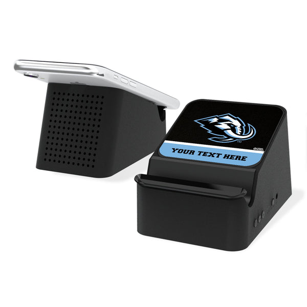 Utah Mammoth Personalized Endzone Solid Wireless Charging Station and Bluetooth Speaker