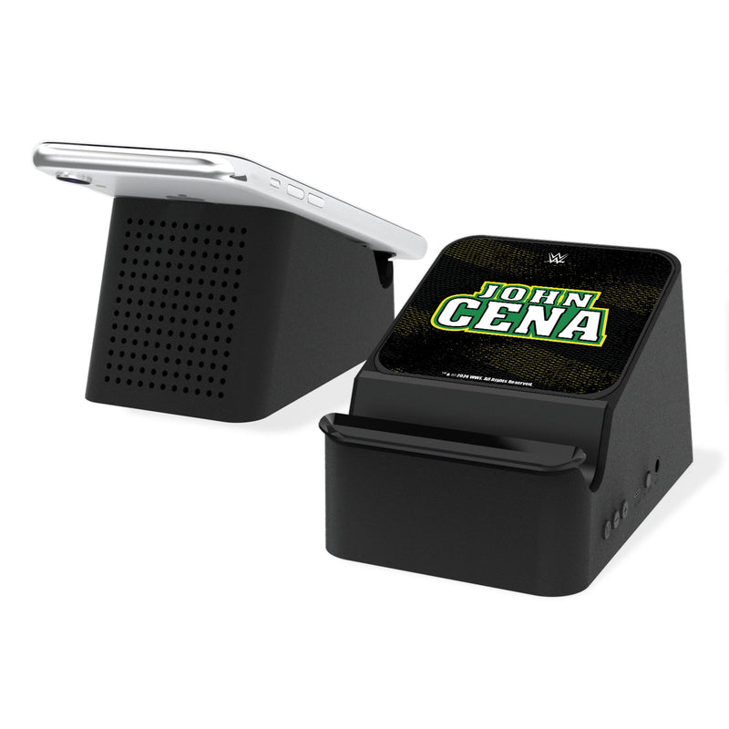 John Cena Steel Wireless Charging Station and Bluetooth Speaker