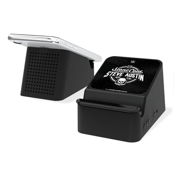 Stone Cold Steve Austin Steel Wireless Charging Station and Bluetooth Speaker