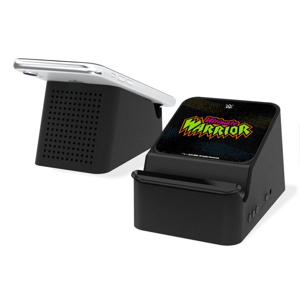 Ultimate Warrior Steel Wireless Charging Station and Bluetooth Speaker