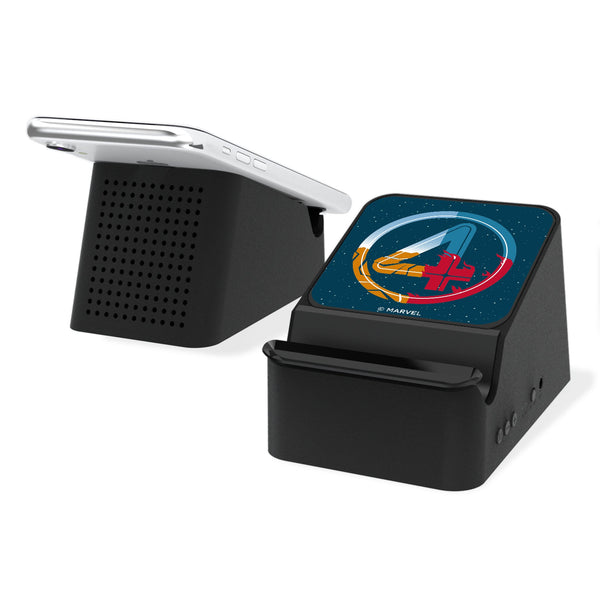 Marvel Fantastic Four Badge Wireless Charging Station and Bluetooth Speaker