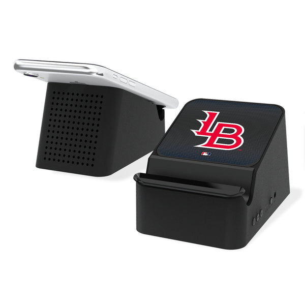 Louisville Bats Linen Wireless Charging Station and Bluetooth Speaker