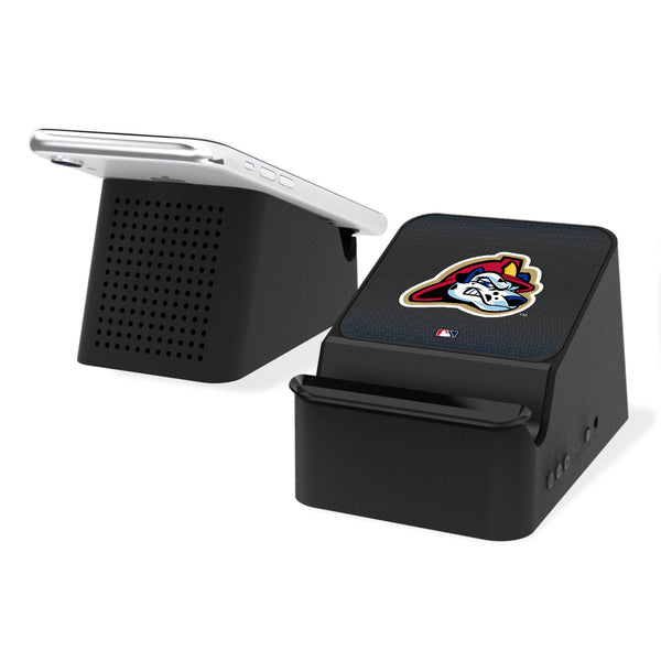 Peoria Chiefs Linen Wireless Charging Station and Bluetooth Speaker