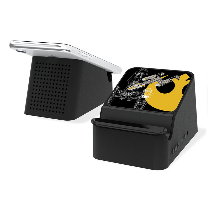 Star Wars Y-Wing FactionTech Wireless Charging Station and Bluetooth Speaker