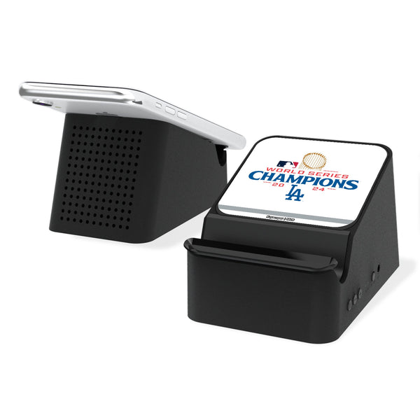 LA Dodgers 2024 MLB World Series Wireless Charging Station and Bluetooth Speaker