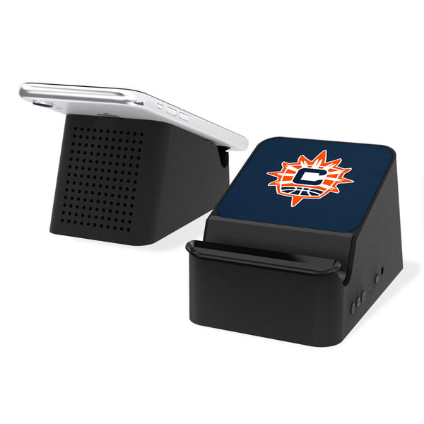 Connecticut Sun Solid Wireless Charging Station and Bluetooth Speaker