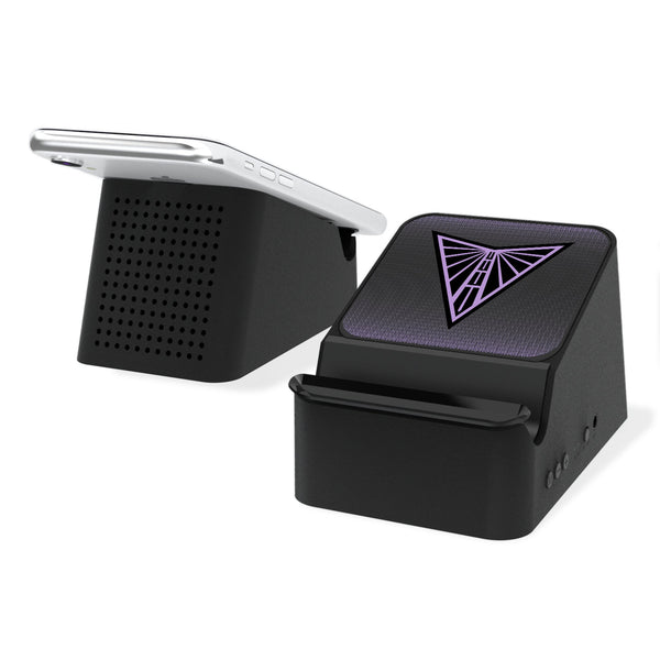 Golden State Valkyries Linen Wireless Charging Station and Bluetooth Speaker