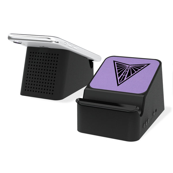 Golden State Valkyries Solid Wireless Charging Station and Bluetooth Speaker
