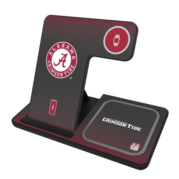University of Alabama Crimson Tide Linen 3 in 1 Charging Station