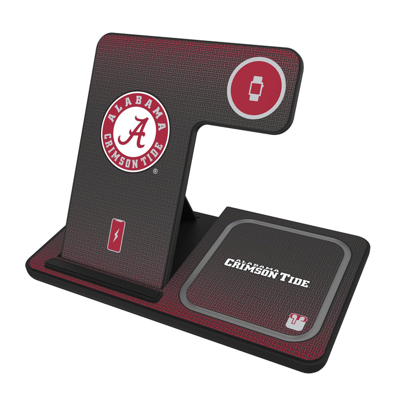 University of Alabama Crimson Tide Linen 3 in 1 Charging Station