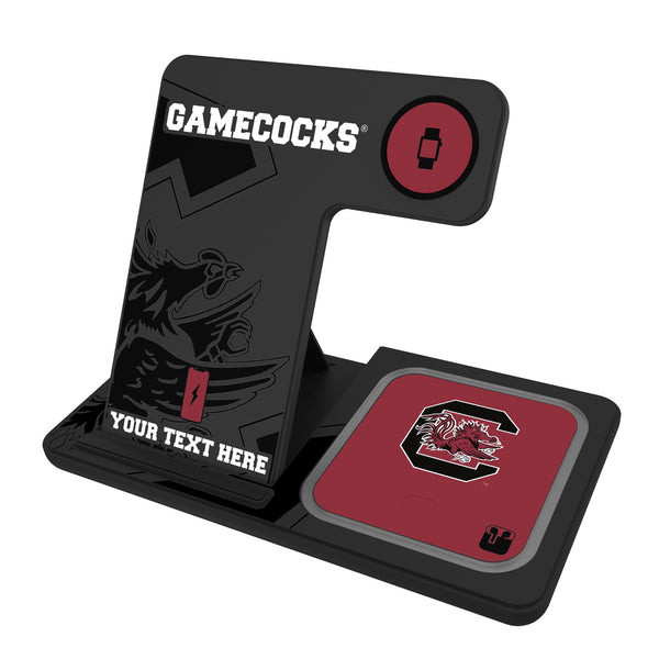 University of South Carolina Gamecocks Personalized Tilt 3 in 1 Charging Station