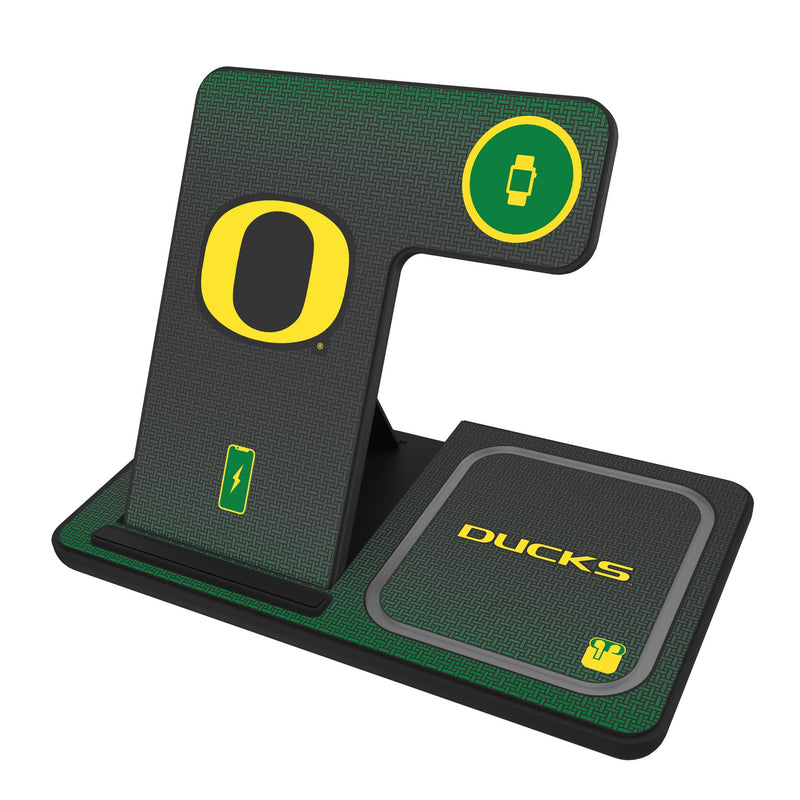 University of Oregon Ducks Linen 3 in 1 Charging Station