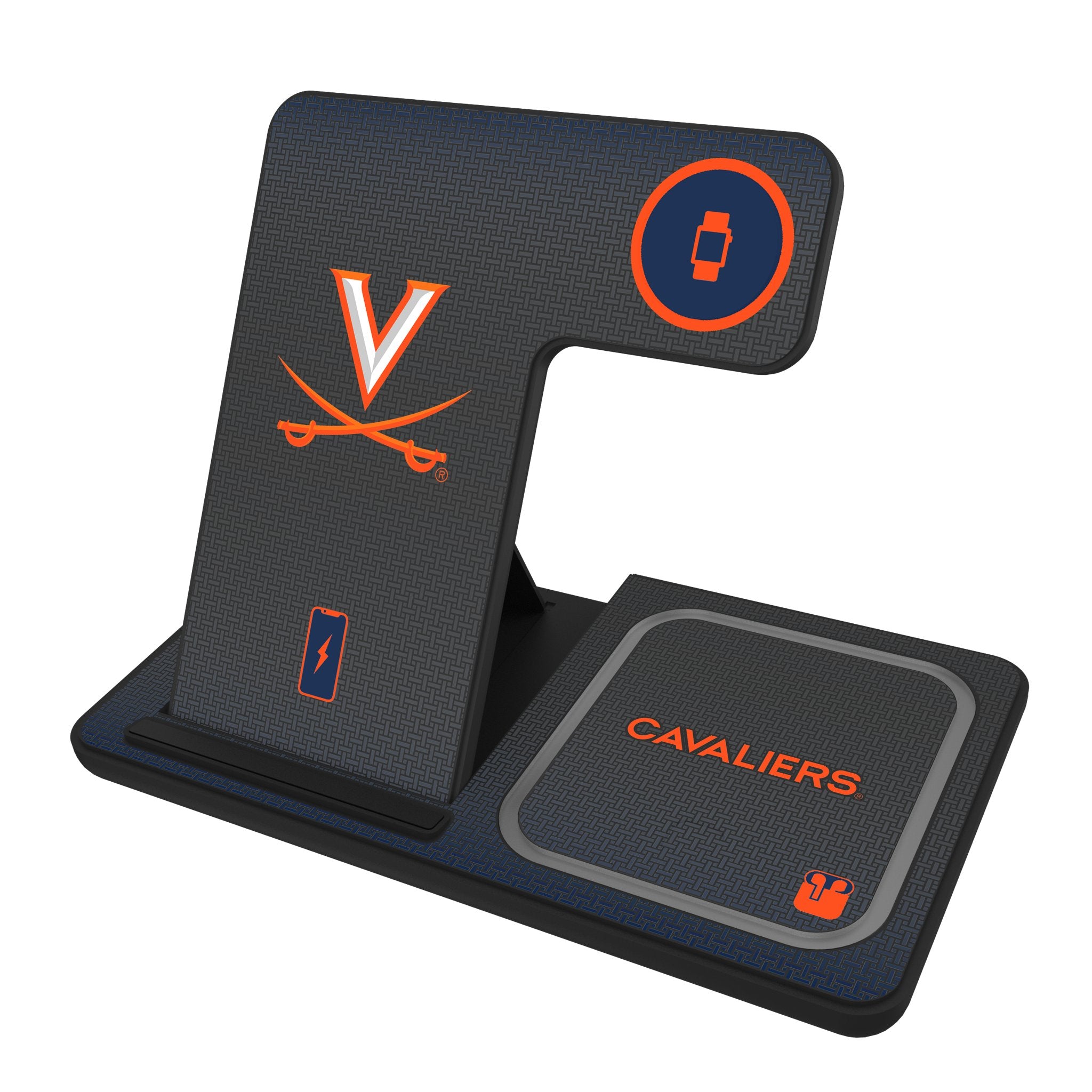 University of Virginia Cavaliers Linen 3 in 1 Charging Station