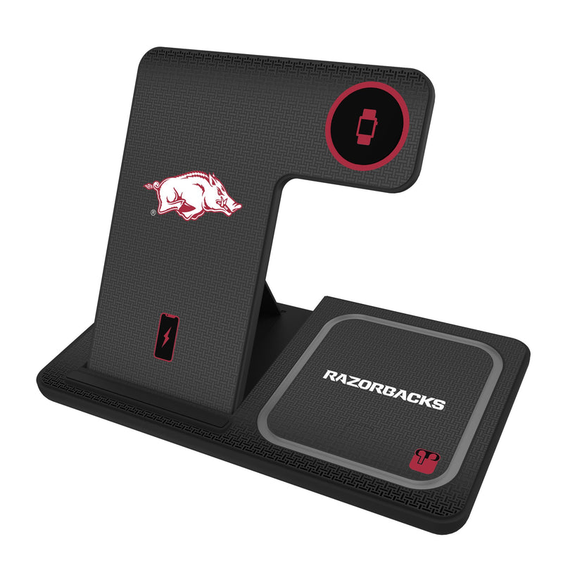 University of Arkansas Fayetteville Razorbacks Linen 3 in 1 Charging Station