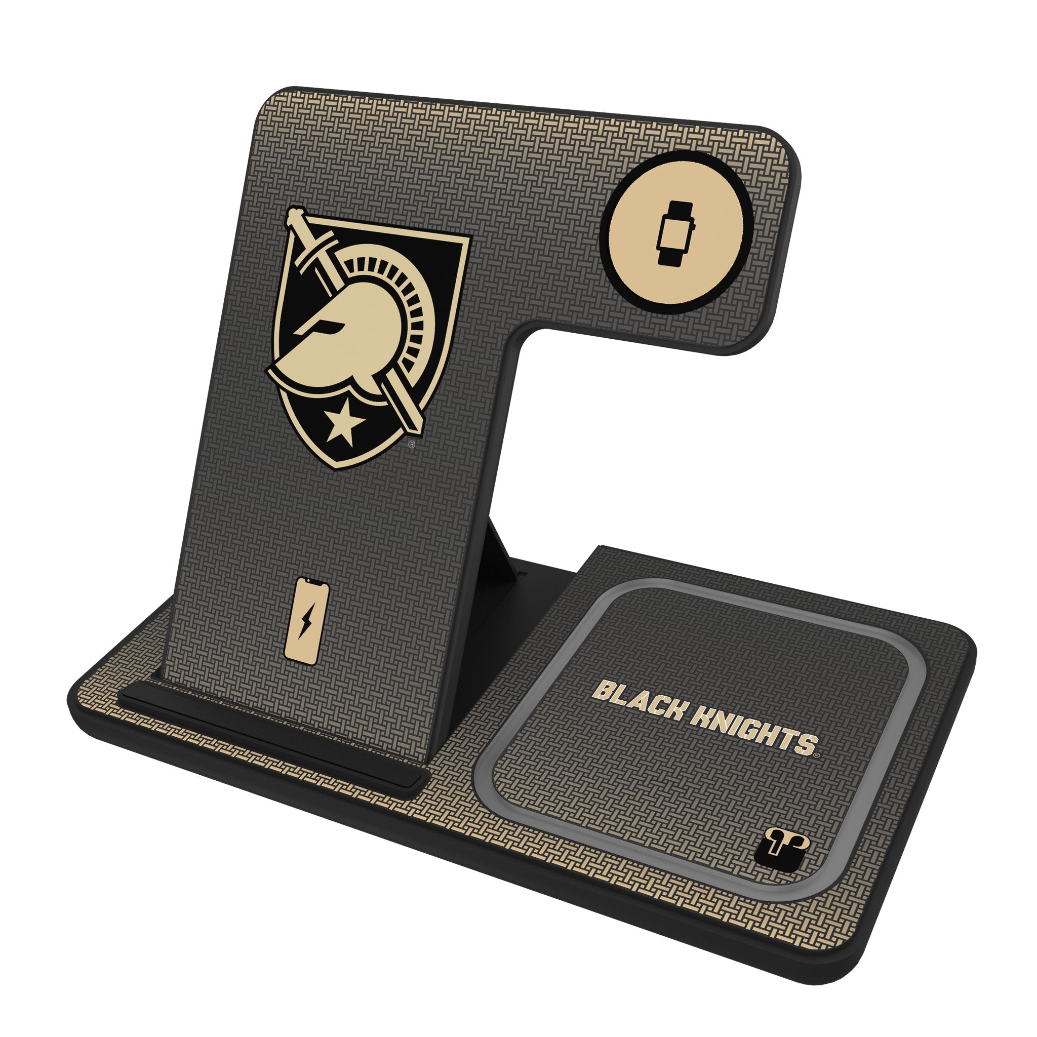 United States Military Academy Black Knights Linen 3 in 1 Charging Station