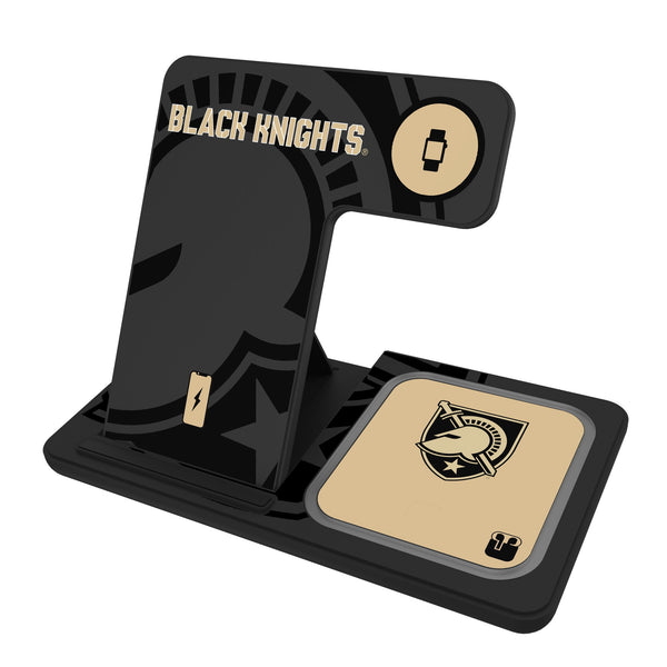 United States Military Academy Black Knights Monocolor Tilt 3 in 1 Charging Station