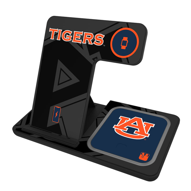 University of Auburn Tigers Monocolor Tilt 3 in 1 Charging Station