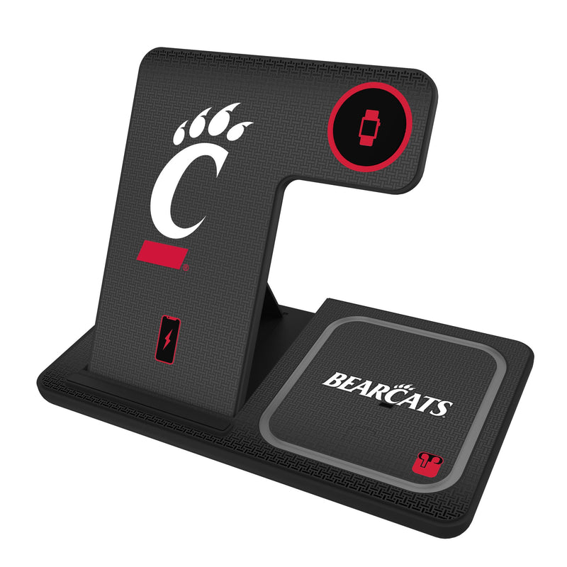 University of Cincinnati Bearcats Linen 3 in 1 Charging Station