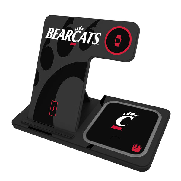 University of Cincinnati Bearcats Monocolor Tilt 3 in 1 Charging Station