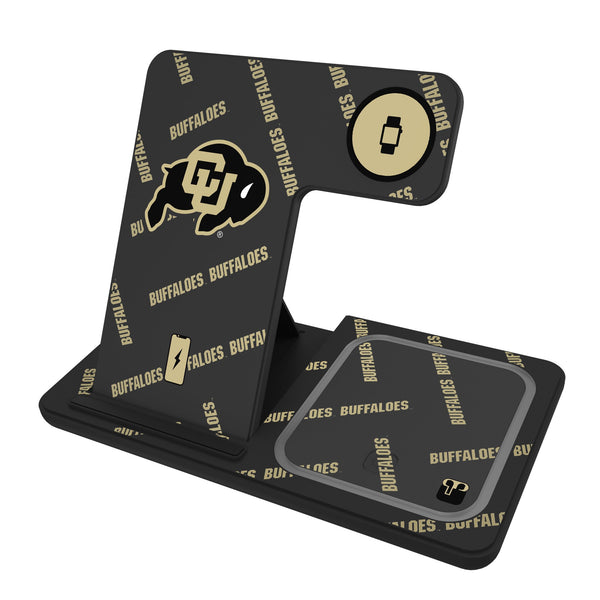 University of Colorado Buffaloes Quadtile 3 in 1 Charging Station