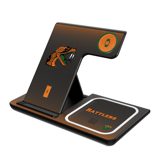 Florida A&M Rattlers Linen 3 in 1 Charging Station