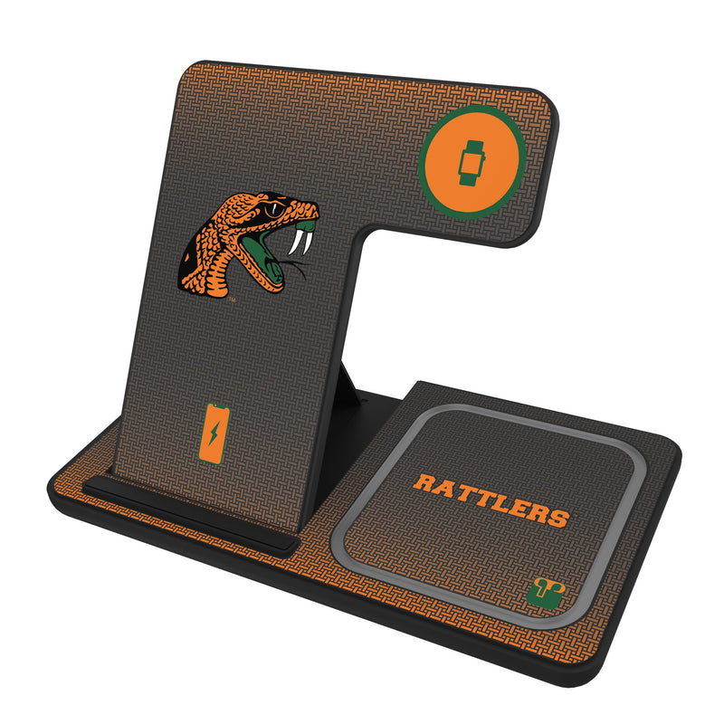 Florida A&M University Rattlers Linen 3 in 1 Charging Station