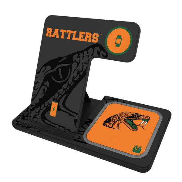 Florida A&M University Rattlers Monocolor Tilt 3 in 1 Charging Station