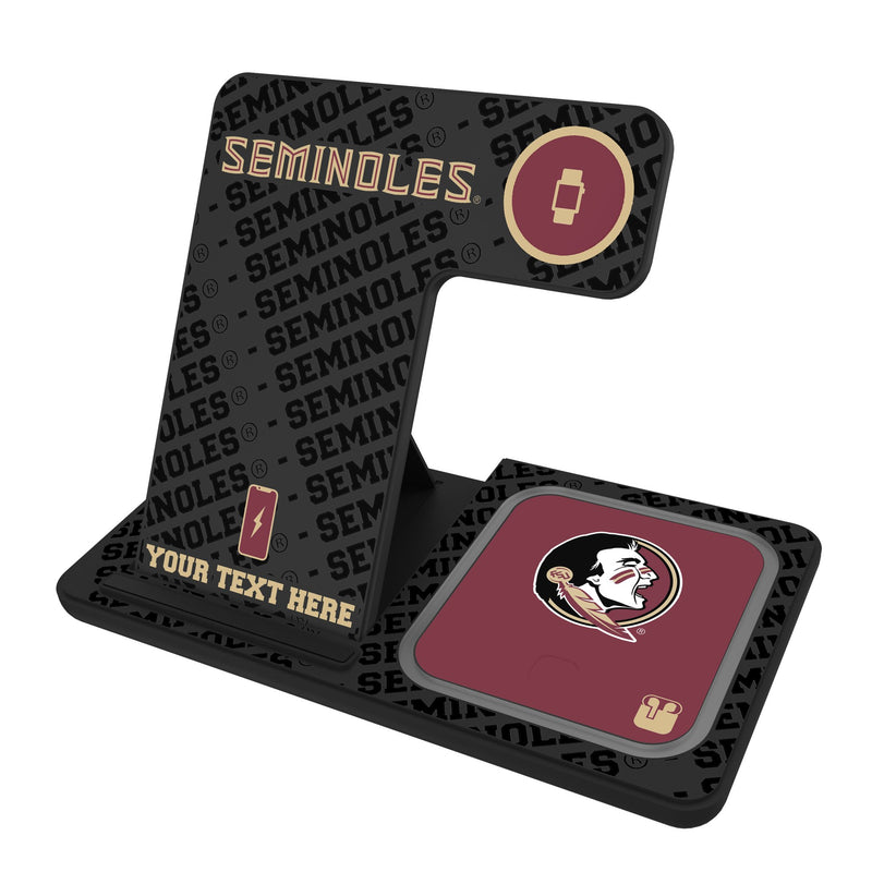 Florida State University Seminoles Personalized Tilt 3 in 1 Charging Station
