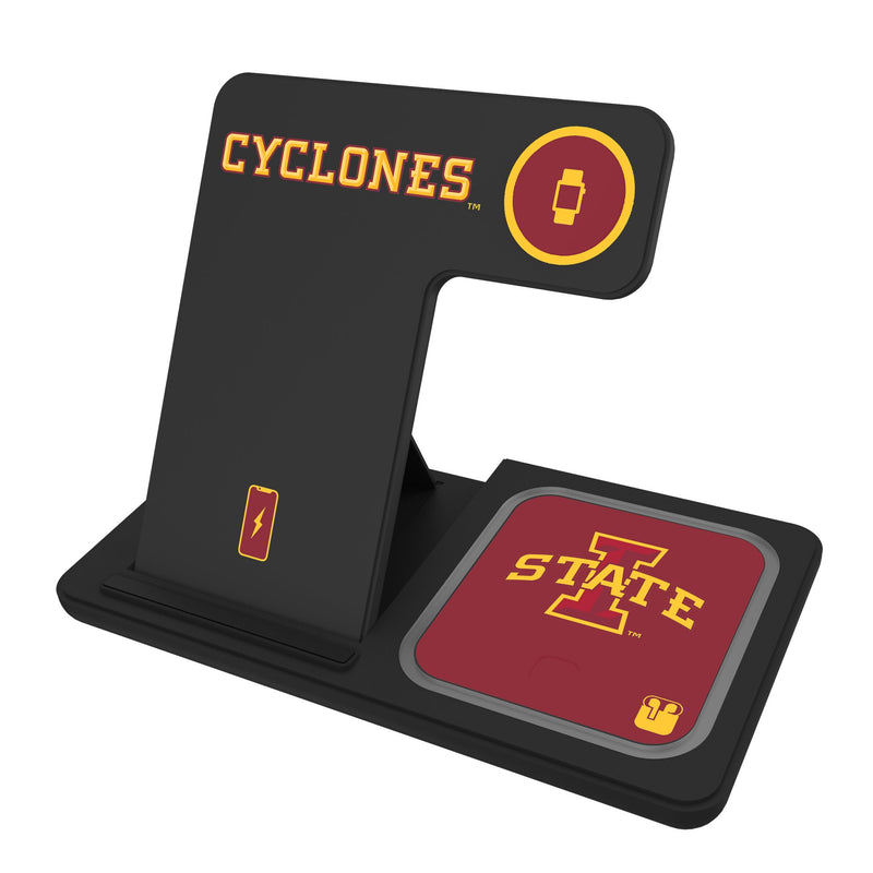 Iowa State University Cyclones Monocolor Tilt 3 in 1 Charging Station