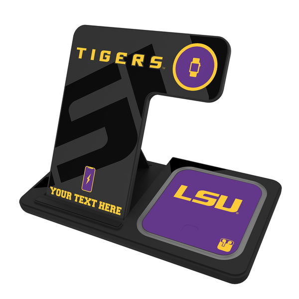 Louisiana State University Tigers Personalized Tilt 3 in 1 Charging Station