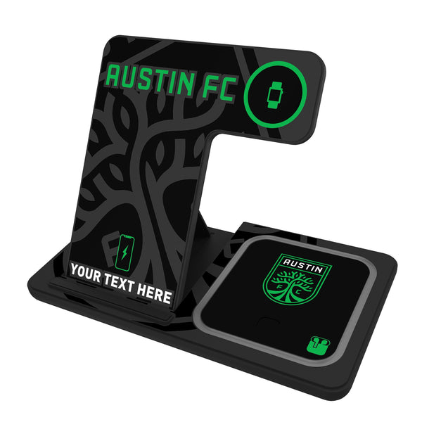 Austin FC Personalized Tilt 3 in 1 Charging Station