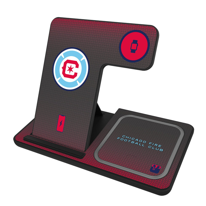 Chicago Fire Linen 3 in 1 Charging Station