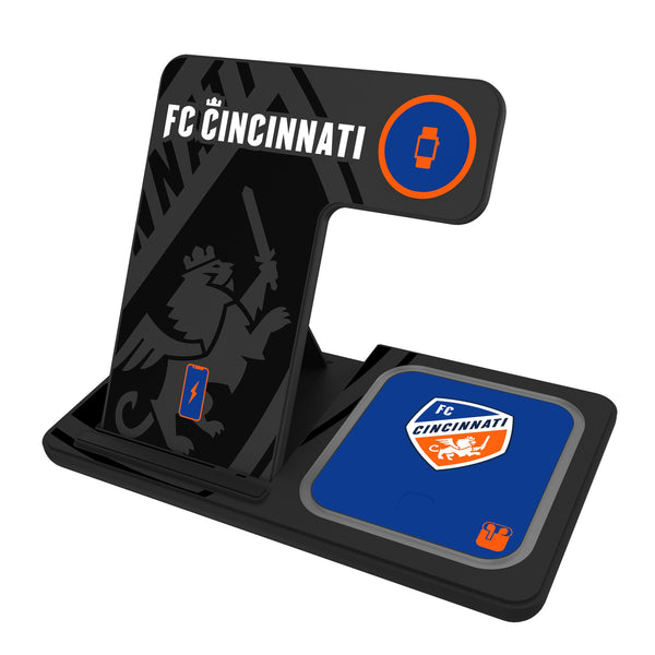 FC Cincinnati Monocolor Tilt 3 in 1 Charging Station