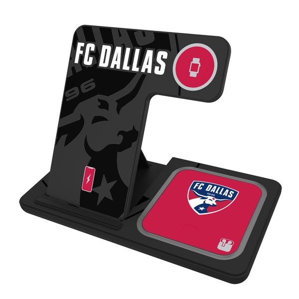 FC Dallas Monocolor Tilt 3 in 1 Charging Station