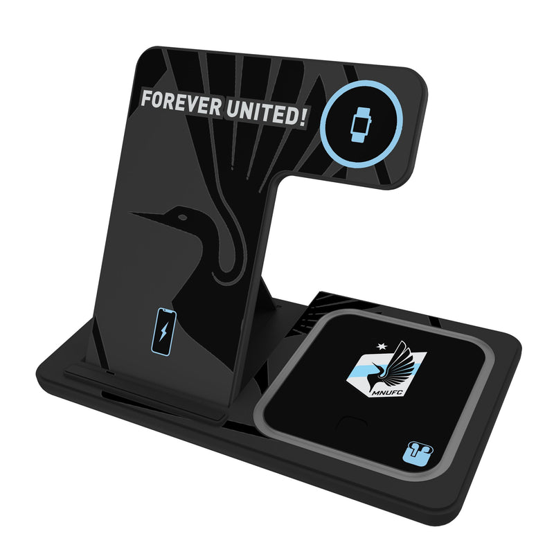 Minnesota United FC Monocolor Tilt 3 in 1 Charging Station