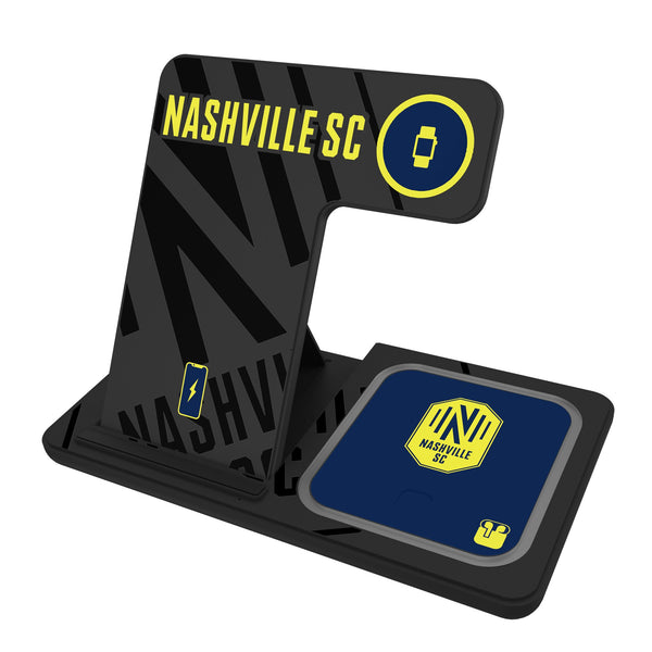 Nashville SC Monocolor Tilt 3 in 1 Charging Station