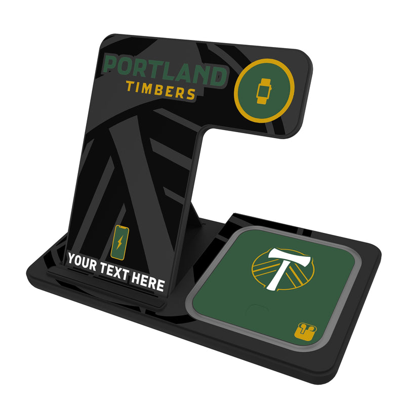 Portland Timbers Personalized Tilt 3 in 1 Charging Station