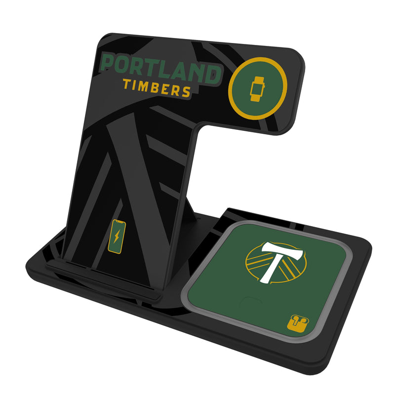 Portland Timbers Monocolor Tilt 3 in 1 Charging Station