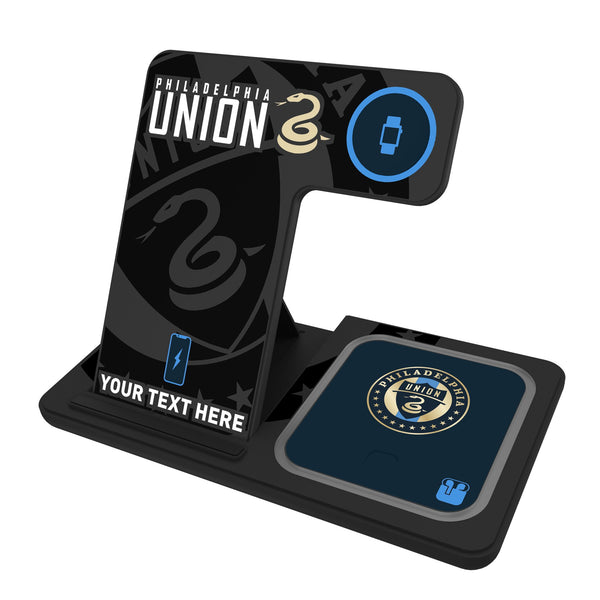 Philadelphia Union Personalized Tilt 3 in 1 Charging Station
