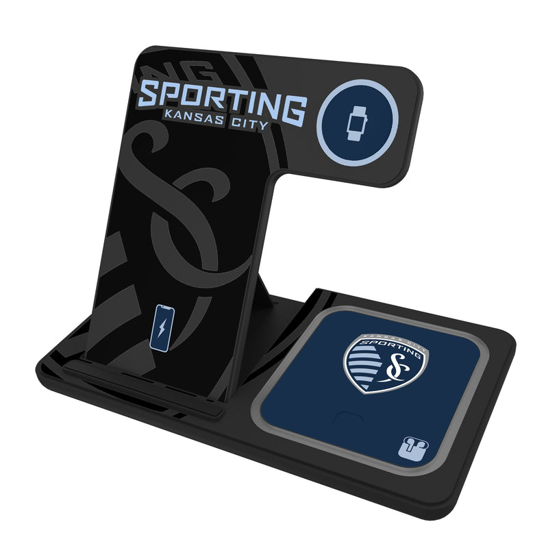 Sporting Kansas City Monocolor Tilt 3 in 1 Charging Station