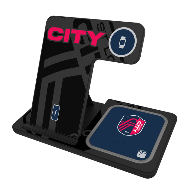 St. Louis CITY SC Monocolor Tilt 3 in 1 Charging Station