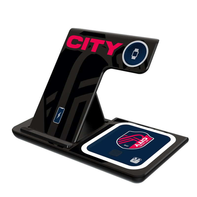 St. Louis CITY SC  Monocolor Tilt 3 in 1 Charging Station