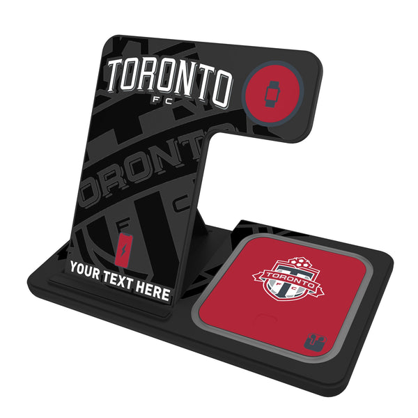 Toronto FC Personalized Tilt 3 in 1 Charging Station
