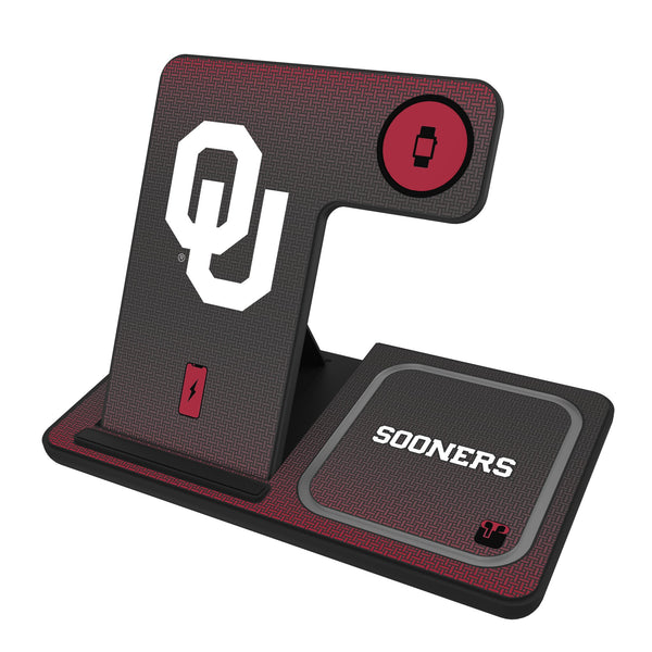 University of Oklahoma Sooners Linen 3 in 1 Charging Station