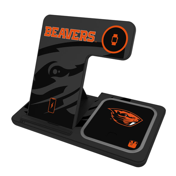 Oregon State University Beavers Monocolor Tilt 3 in 1 Charging Station