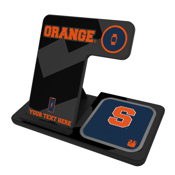 Syracuse University Orange Personalized Tilt 3 in 1 Charging Station