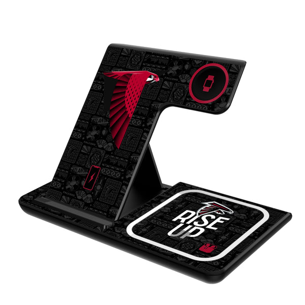 Atlanta Falcons 2024 Illustrated Limited Edition 3 in 1 Charging Station