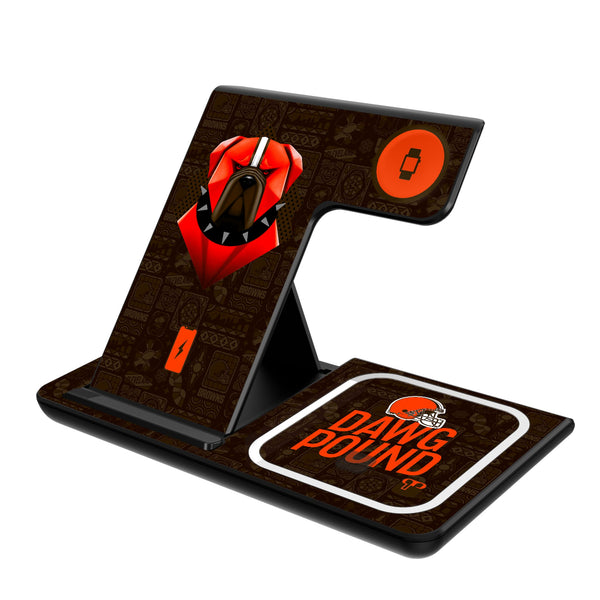 Cleveland Browns 2024 Illustrated Limited Edition 3 in 1 Charging Station