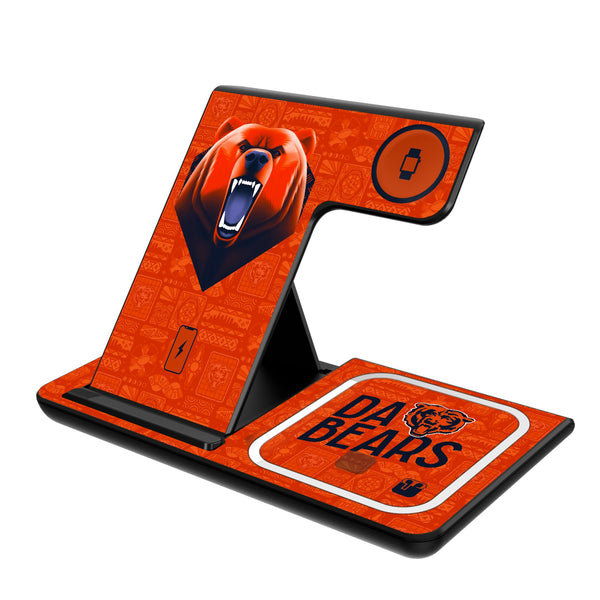 Chicago Bears 2024 Illustrated Limited Edition 3 in 1 Charging Station